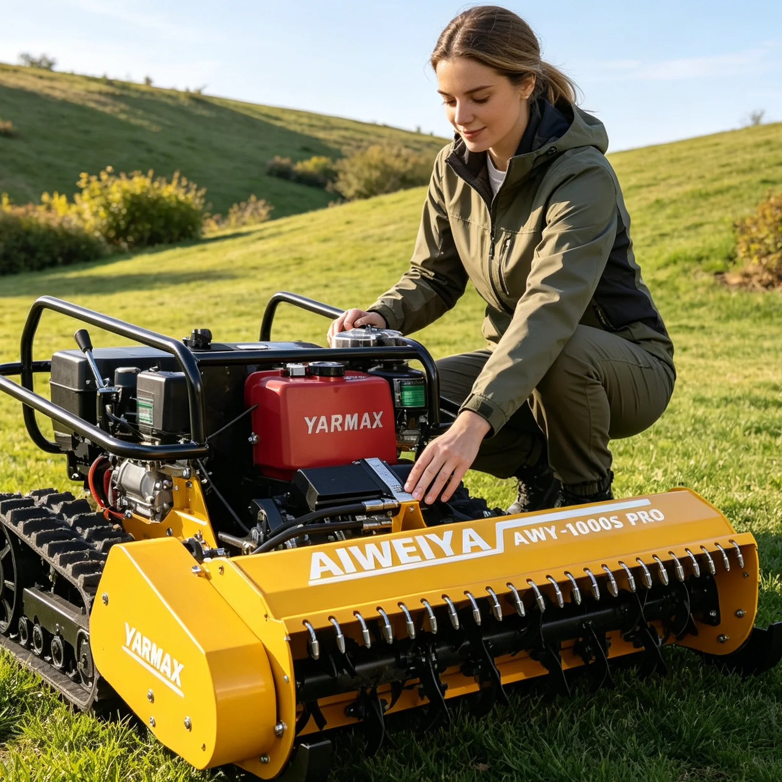 Customized Self Propelled Flail Mower Automatic Walking Flail Mower For Slope Grass Land
Customized Self Propelled Flail Mower Automatic Walking Flail Mower For Slope Grass Land