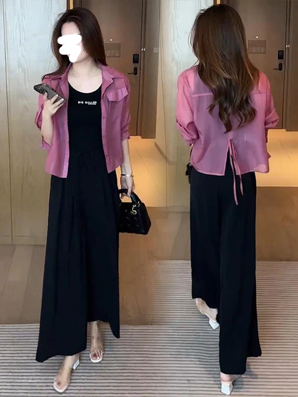 Slimming Ice Silk Thin Outerwear Women's Summer New Style Loose Fit Sun Protection Shirt Korean Style Commute Wind Short Sleeve
Slimming Ice Silk Thin Outerwear Women's Summer New Style Loose Fit Sun Protection Shirt Korean Style Commute Wind Short Sleeve