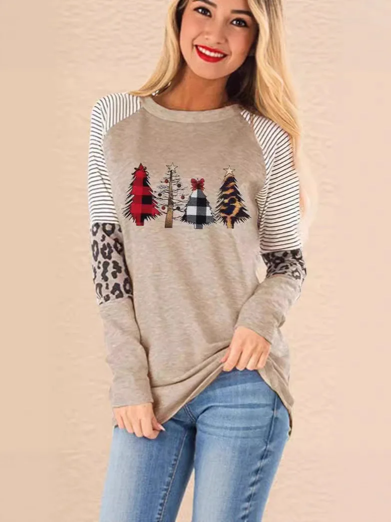 Christmas Long Sleeve Sweatshirt Women Holiday Pullover with Festive Knit Design Round Neck Casual Streetwear Blouse Xmas Party
Christmas Long Sleeve Sweatshirt Women Holiday Pullover with Festive Knit Design Round Neck Casual Streetwear Blouse Xmas Party