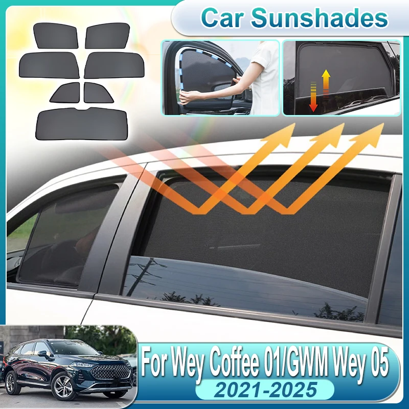 For Wey Mocha Coffee 01 2021-2025 GWM Wey 05 Car Sun Shade Net Mesh UV Protection Skylight Sun Shield Protector Auto Accessories
For Wey Mocha Coffee 01 2021-2025 GWM Wey 05 Car Sun Shade Net Mesh UV Protection Skylight Sun Shield Protector Auto Accessories