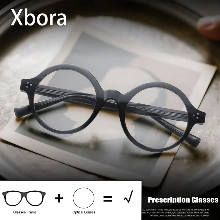 XBORA New TR90 Retro Round Fashion Men's and Women's Glasses Fashion Trend Myopia Hyperopia Optical Prescription Glasses 88643
XBORA New TR90 Retro Round Fashion Men's and Women's Glasses Fashion Trend Myopia Hyperopia Optical Prescription Glasses 88643