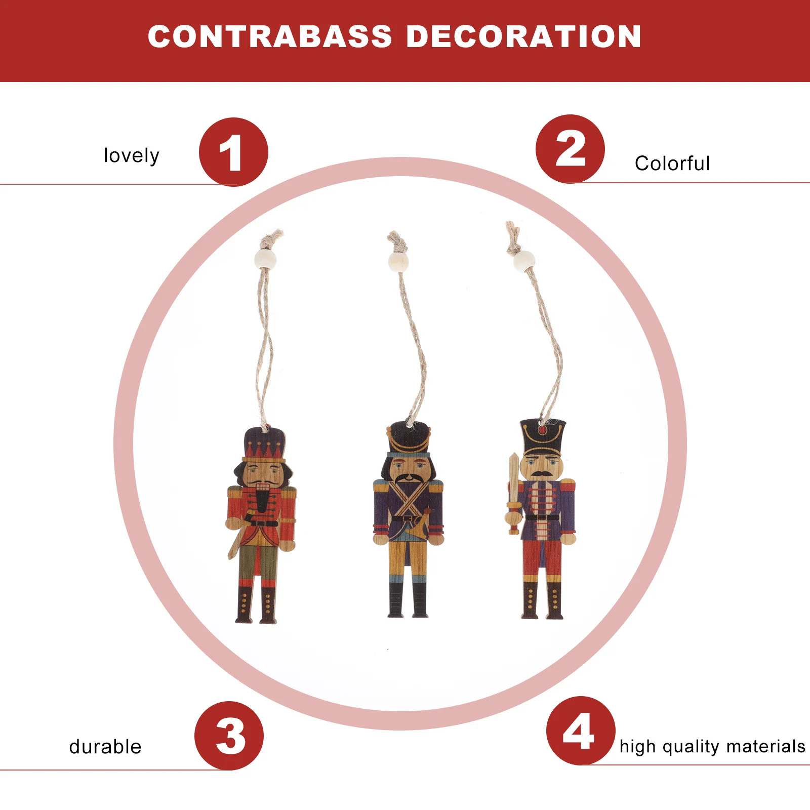 3 Boxes Christmas Tree Pendants Wooden Walnut Soldier Hanging Ornaments Xmas Decor Festival Decoration Hanging Wooden Chips
3 Boxes Christmas Tree Pendants Wooden Walnut Soldier Hanging Ornaments Xmas Decor Festival Decoration Hanging Wooden Chips