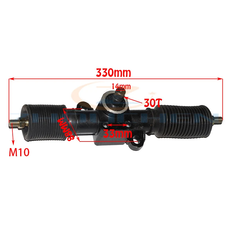 330mm karting thread DIY professional parts metal vehicle accessories steering gear pinion assembly durable solid shaft frame
330mm karting thread DIY professional parts metal vehicle accessories steering gear pinion assembly durable solid shaft frame