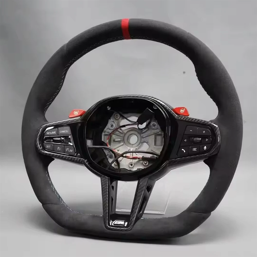 Custom Carbon Fiber Leather Steering Wheel, Suitable For Car Modification And Upgrade, Can Provide OEM/ODM Service, Suitable For
Custom Carbon Fiber Leather Steering Wheel, Suitable For Car Modification And Upgrade, Can Provide OEM/ODM Service, Suitable For