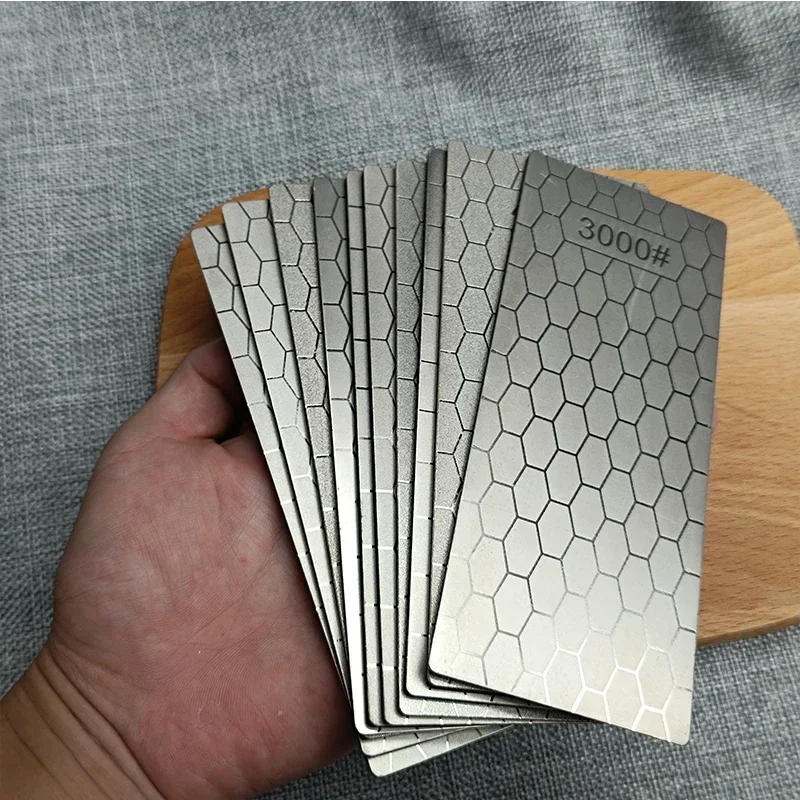 New 80-3000# Professional Diamond Knife Sharpener Sharpening Stone plate Kitchen chef Knife whetstone honeycomb pattern
New 80-3000# Professional Diamond Knife Sharpener Sharpening Stone plate Kitchen chef Knife whetstone honeycomb pattern