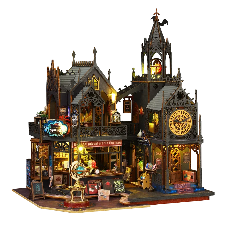 DIY Wooden Cottage Holo Magic City 2 Toy Model Handmade Assembly Book Stand for Age 14+ 3d Wooden Puzzle Wooden 3d Puzzle
DIY Wooden Cottage Holo Magic City 2 Toy Model Handmade Assembly Book Stand for Age 14+ 3d Wooden Puzzle Wooden 3d Puzzle