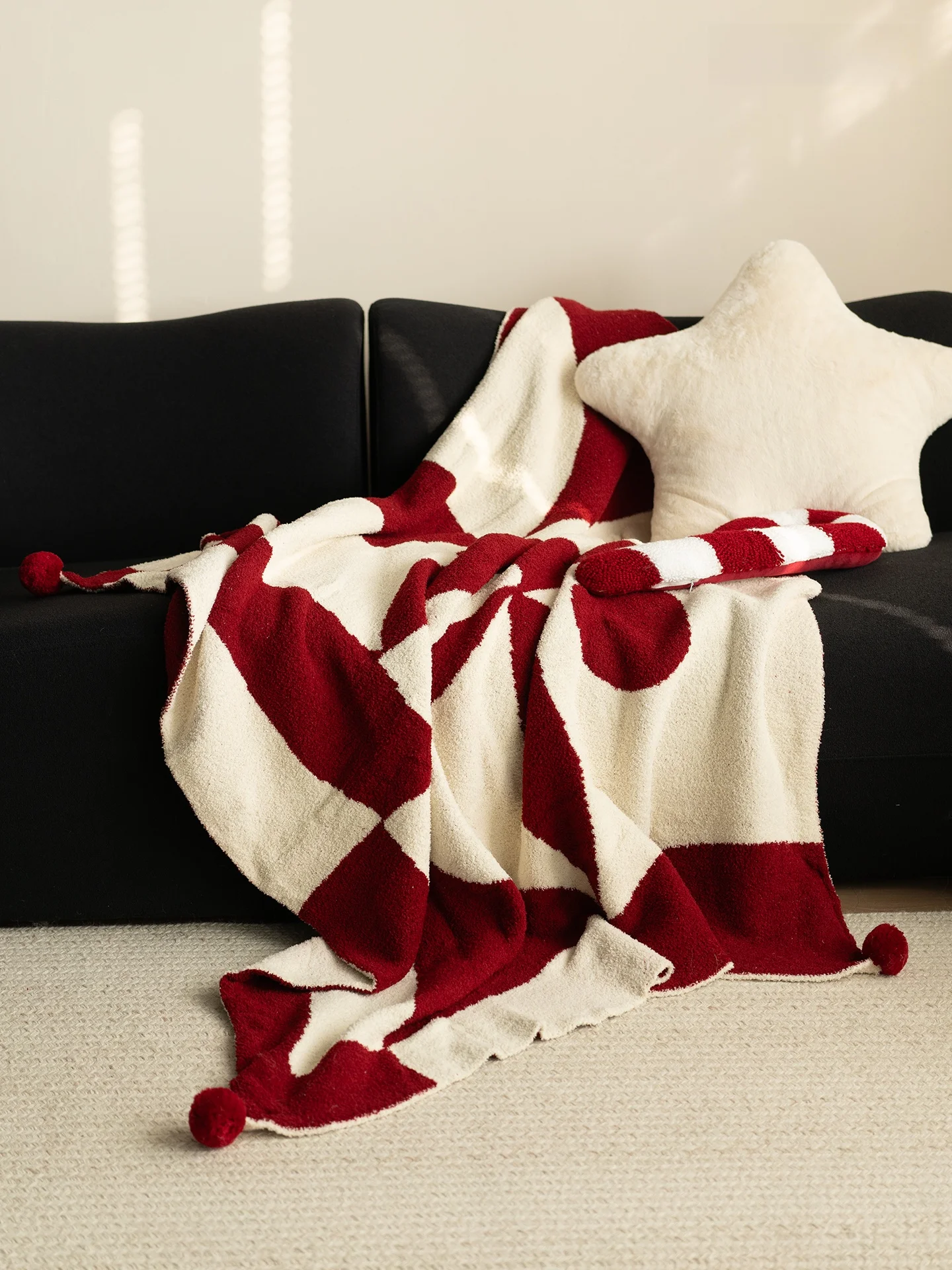 New Year Half Velvet Warm Blanket Geometric Pattern Sofa Cover Home Decor Festive Holiday Polyester Fiber Leisure Blanket
New Year Half Velvet Warm Blanket Geometric Pattern Sofa Cover Home Decor Festive Holiday Polyester Fiber Leisure Blanket