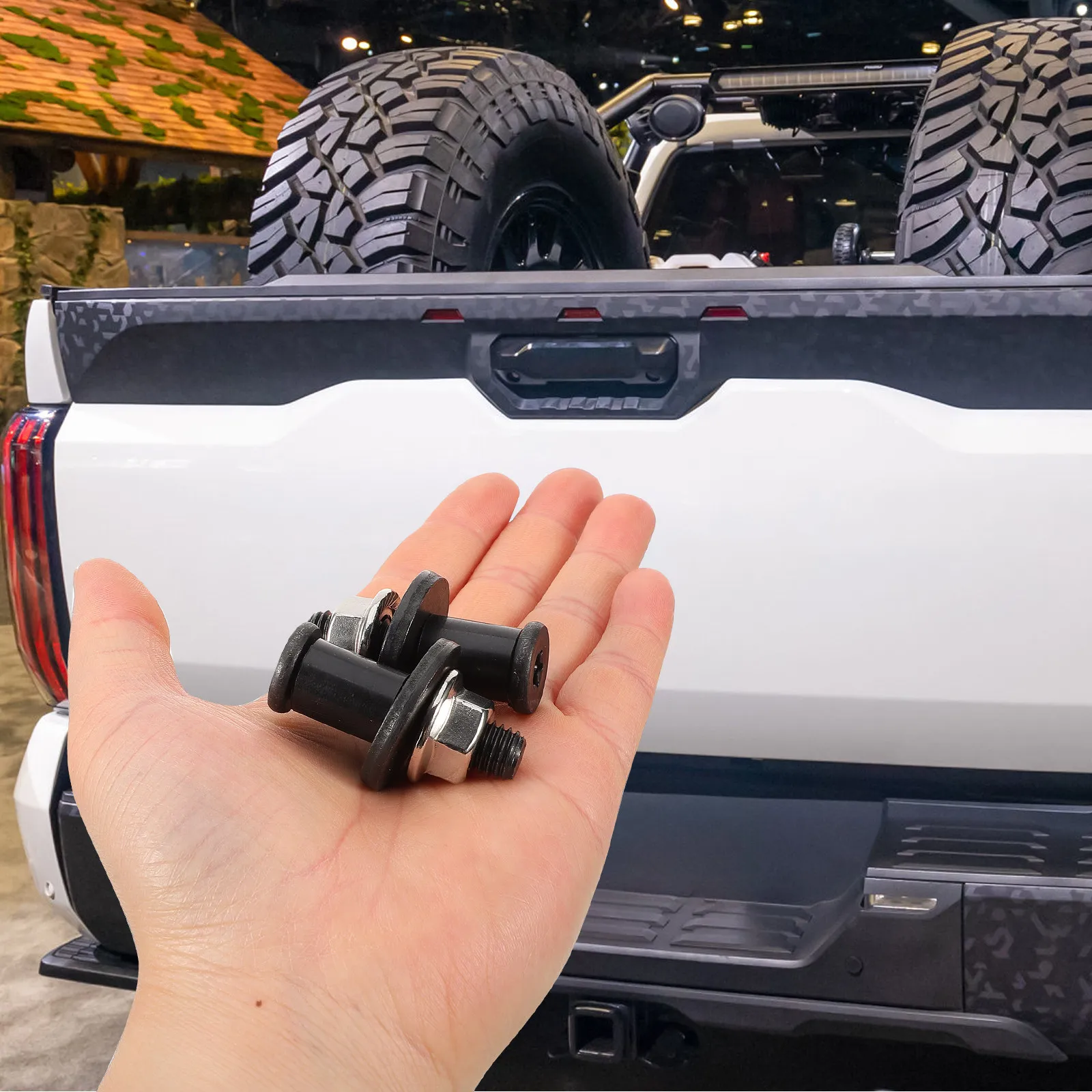 1Pair Tailgate Door Lock Latch Enhanced Security Pickup Truck Tailgate Striker Bolt Replacement Heavy Duty Pickup Truck
1Pair Tailgate Door Lock Latch Enhanced Security Pickup Truck Tailgate Striker Bolt Replacement Heavy Duty Pickup Truck