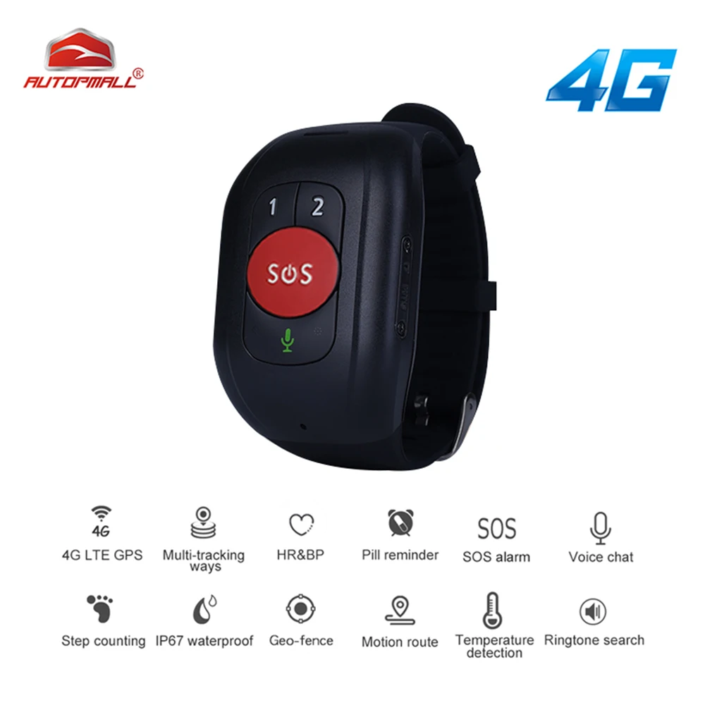Смарт-браслет с GPS-трекером Autopmall, 4G, для пожилых людей, с функцией отслеживания падающих сигналов, аварийной сигнализации, для контроля состояния здоровья, часы с двухсторонним вызовом
Смарт-браслет с GPS-трекером Autopmall, 4G, для пожилых людей, с функцией отслеживания падающих сигналов, аварийной сигнализации, для контроля состояния здоровья, часы с двухсторонним вызовом