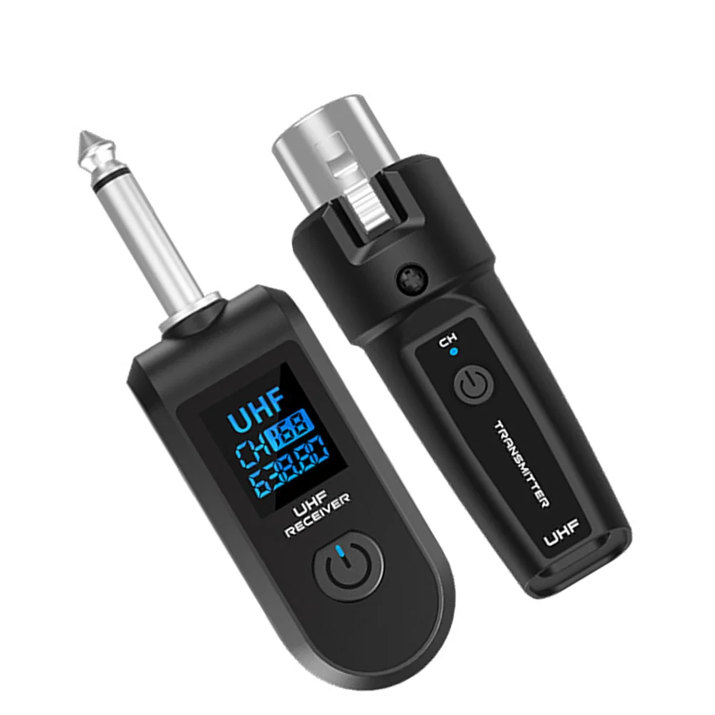 Wireless Audio Transmitter Receiver System for Guitar and Bass Rechargeable Portable Live Performance Studio Practice Gear
Wireless Audio Transmitter Receiver System for Guitar and Bass Rechargeable Portable Live Performance Studio Practice Gear