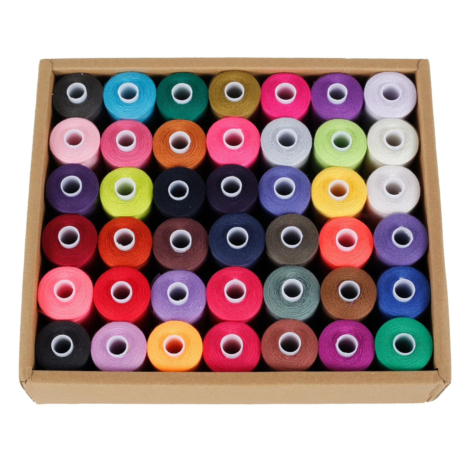 42Pcs 1000 Yards Sewing Machine Thread for Sewing 42 Colors Sewing Thread Enduring Polyester Thread Sturdy Sewing Machine
42Pcs 1000 Yards Sewing Machine Thread for Sewing 42 Colors Sewing Thread Enduring Polyester Thread Sturdy Sewing Machine