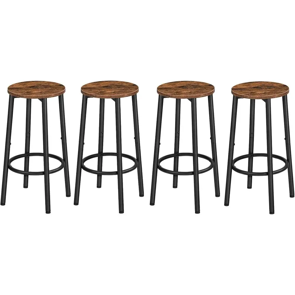 Bar Stools, Set o 4 Bar Chairs, Kitchen Round Height Stools with ootrest, Breakast Bar Stools, Sturdy Steel e, or Dining Room, K
Bar Stools, Set o 4 Bar Chairs, Kitchen Round Height Stools with ootrest, Breakast Bar Stools, Sturdy Steel e, or Dining Room, K