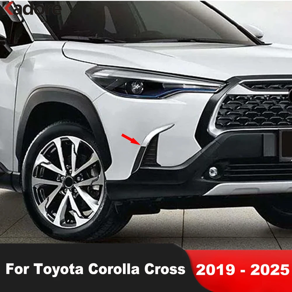 Front Fog Light Lamp Eyebrow Cover Trim For Toyota Corolla Cross 2019-2024 2025 Chrome Car Foglight Eyelid Trims Accessories
Front Fog Light Lamp Eyebrow Cover Trim For Toyota Corolla Cross 2019-2024 2025 Chrome Car Foglight Eyelid Trims Accessories