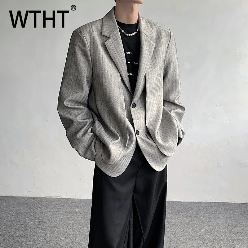 WTHT модный мужской полосатый повседневный пиджак из двух частей, модный летний однобортный свободный пиджак 2025, мужской 2A0998
WTHT модный мужской полосатый повседневный пиджак из двух частей, модный летний однобортный свободный пиджак 2025, мужской 2A0998