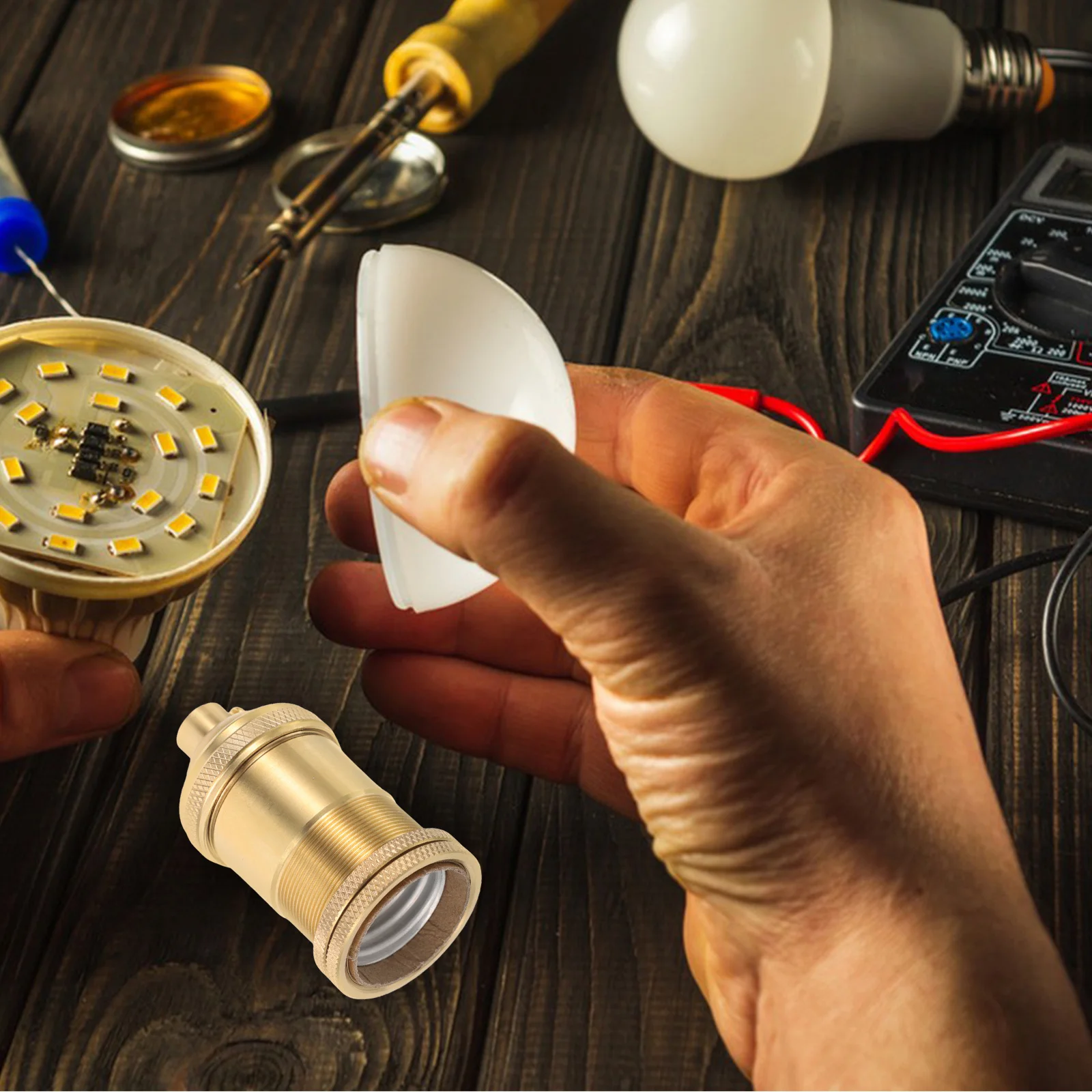 2Pcs Vintage Copper E27 E26 Lamp Holder DIY Lighting Parts for Pendant Table Lamps Retro Socket Fixtures Light Sockets
2Pcs Vintage Copper E27 E26 Lamp Holder DIY Lighting Parts for Pendant Table Lamps Retro Socket Fixtures Light Sockets