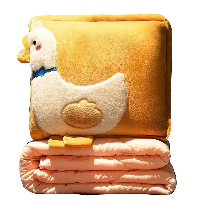 45*45Cartoon Plush Embroidered Pillow Quilt Dual-use 2-in-1 Car Cushion Office Nap Pillow Pillowcase
45*45Cartoon Plush Embroidered Pillow Quilt Dual-use 2-in-1 Car Cushion Office Nap Pillow Pillowcase