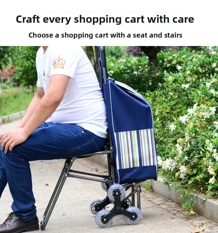 Thiened Hand-Pulled op Cart with Stool for Climbing Stairs Vegetable Bung Car ly People Pulling Cargo Car
Thiened Hand-Pulled op Cart with Stool for Climbing Stairs Vegetable Bung Car ly People Pulling Cargo Car