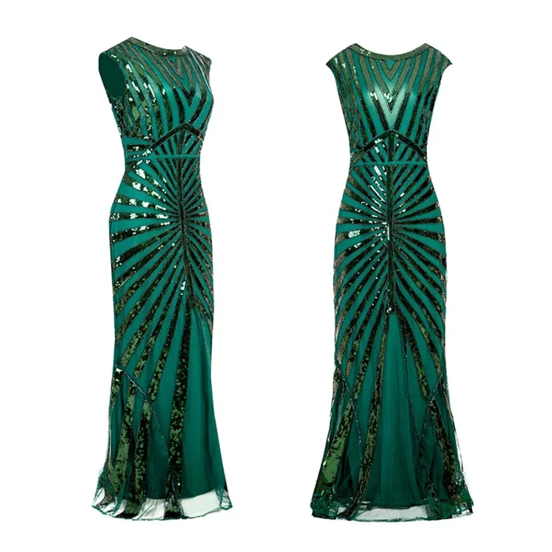 Women 1920s Great Gatsby dress long 20s 30s flapper dress vintage o neck sleepveless backless maxi party dress for prom cocktail
Women 1920s Great Gatsby dress long 20s 30s flapper dress vintage o neck sleepveless backless maxi party dress for prom cocktail