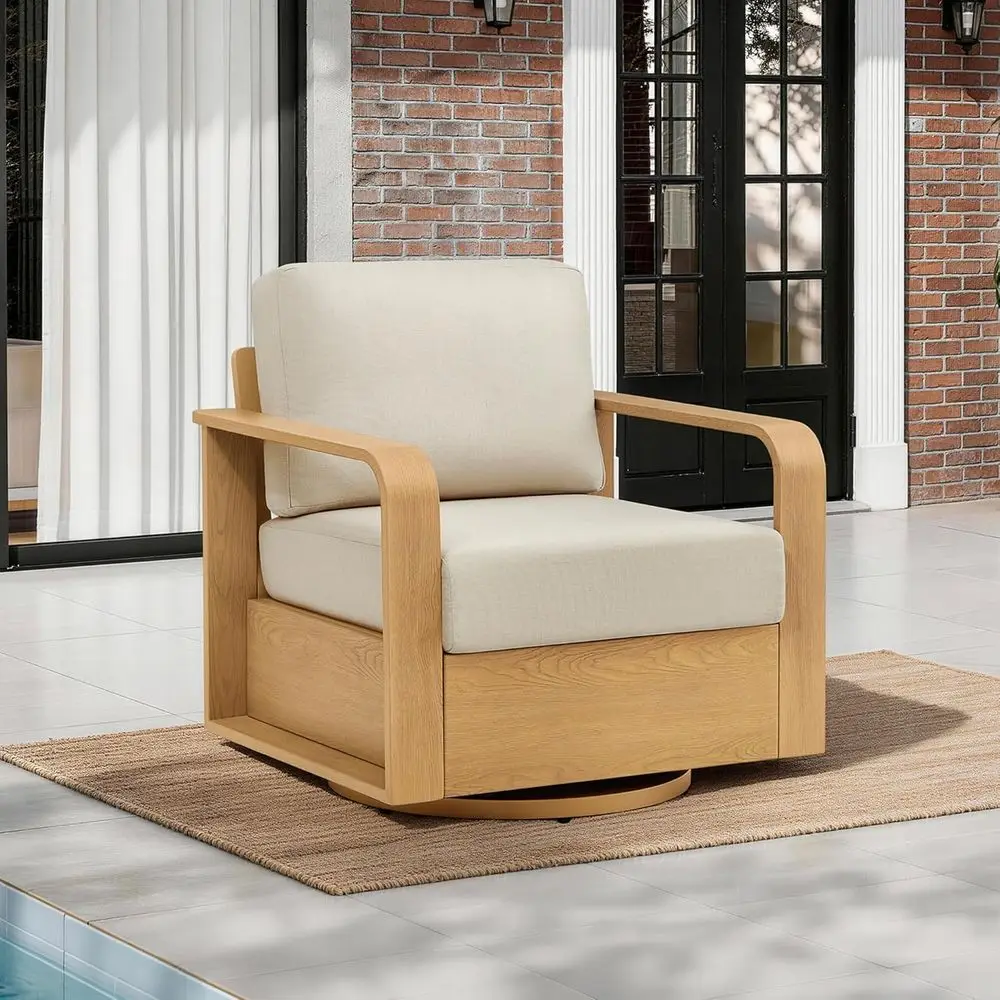 Luxury Outdoor Swivel Chairs Set with 6.3 Cushions & All-Weather Patio Furniture Sofa for Poolside, Deck, Balcony
Luxury Outdoor Swivel Chairs Set with 6.3 Cushions & All-Weather Patio Furniture Sofa for Poolside, Deck, Balcony