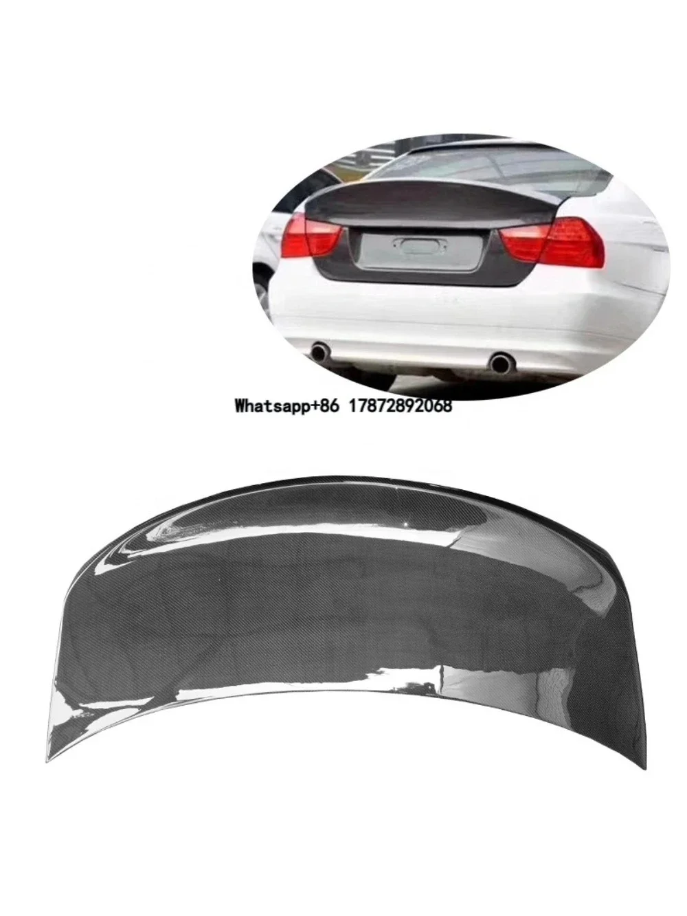 E90 CLS Style Carbon Fiber Rear Trunk Lid Cover for 3 Series E90
E90 CLS Style Carbon Fiber Rear Trunk Lid Cover for 3 Series E90