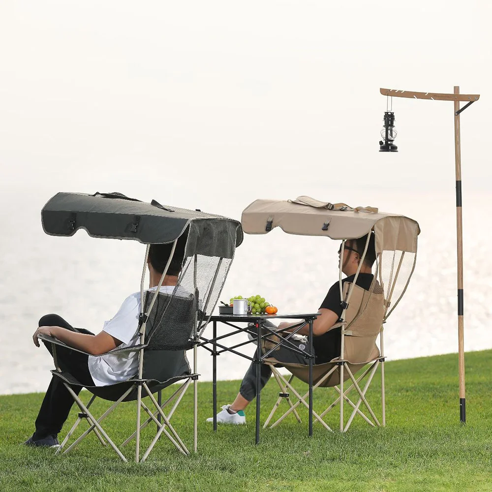 Portable Folding Chair With Lawn Canopy Shade Beach Chair Camping Chair Perfect For Outside Activities Anti-Slip Foot Pad
Portable Folding Chair With Lawn Canopy Shade Beach Chair Camping Chair Perfect For Outside Activities Anti-Slip Foot Pad