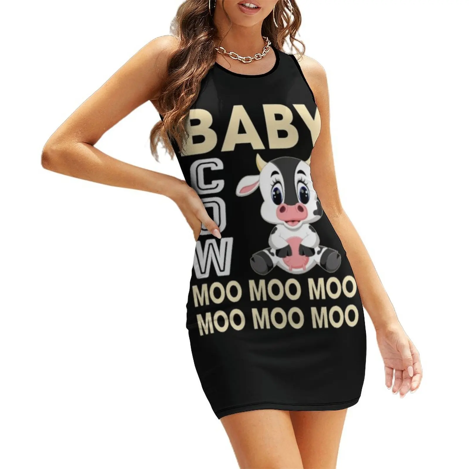 Baby Cow Moo Moo Moo Funny Farm Kids Shirt Sleeveless Sundress summer dress womens 2025 luxury evening dresses for women 2025
Baby Cow Moo Moo Moo Funny Farm Kids Shirt Sleeveless Sundress summer dress womens 2025 luxury evening dresses for women 2025