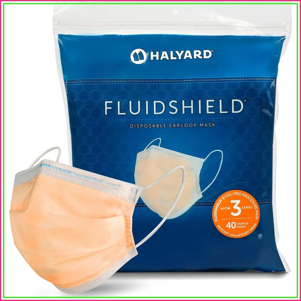 Level 3 Disposable Procedure Mask with Soft Lining, Earloops, 3-Layer Protection
Level 3 Disposable Procedure Mask with Soft Lining, Earloops, 3-Layer Protection