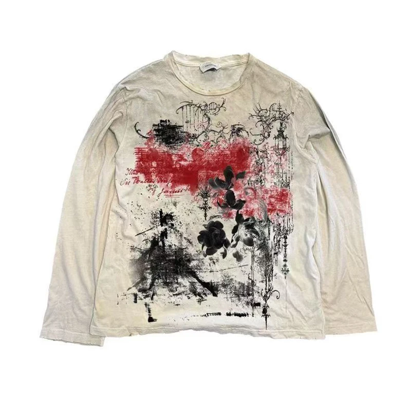 Y2k Oversized Men's Clothing Streetwear Bright Side Print Autumn Hip Hop Korean Long Sleeve Top Tee Cotton Graphic Unisex Tshirt
Y2k Oversized Men's Clothing Streetwear Bright Side Print Autumn Hip Hop Korean Long Sleeve Top Tee Cotton Graphic Unisex Tshirt