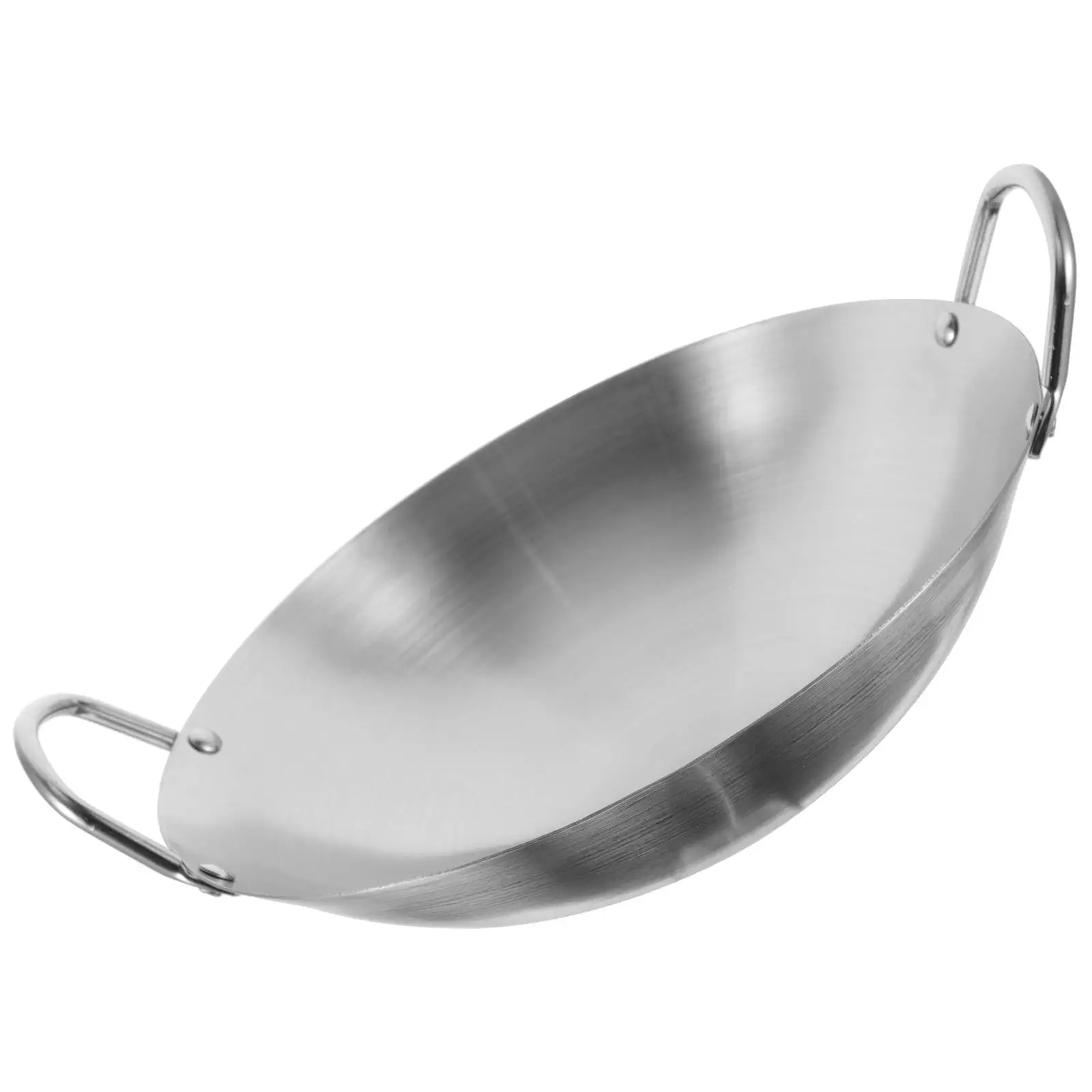 Stainless Steel Wok 32cm Double Handles Practical Cooking Pans Kitchen Frying Pan Smooth Edge Vegetable Meat Fry
Stainless Steel Wok 32cm Double Handles Practical Cooking Pans Kitchen Frying Pan Smooth Edge Vegetable Meat Fry