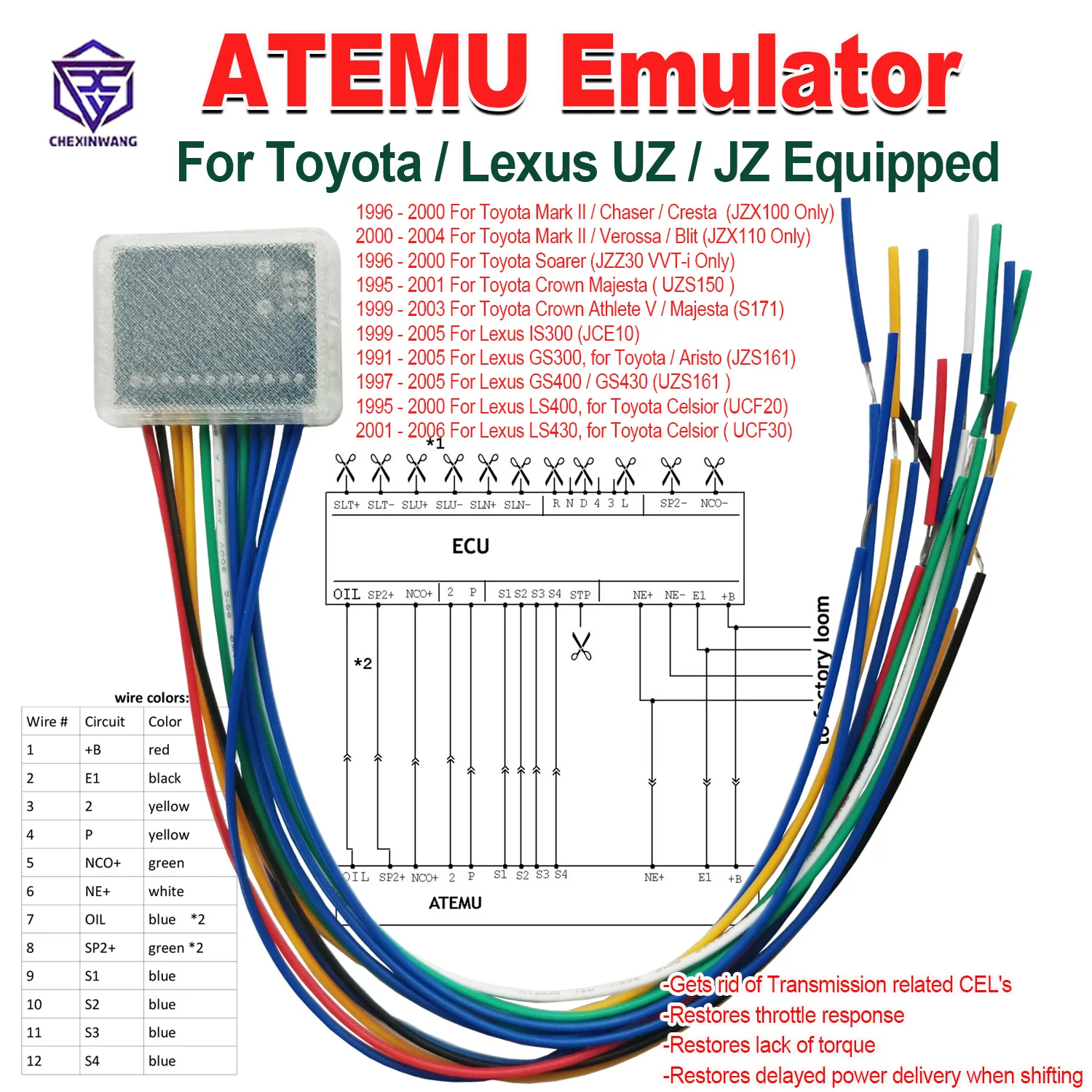 Эмулятор ATEMU для Toyota и Lexus с двигателями UZ/JZ: восстановление крутящего момента, мощности, отклика дроссельной заслонки для двигателей VVT-i, переключение AT-MT.
Эмулятор ATEMU для Toyota и Lexus с двигателями UZ/JZ: восстановление крутящего момента, мощности, отклика дроссельной заслонки для двигателей VVT-i, переключение AT-MT.