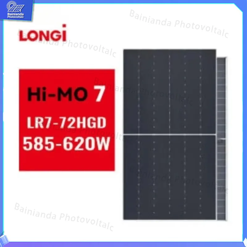 For Hi-MO7 LR7-72HGD 585W 590W 610W N Type Monocrystalline Solar Panel Half Cut Bifacial PV Module 23.1% Efficiency Anodized
For Hi-MO7 LR7-72HGD 585W 590W 610W N Type Monocrystalline Solar Panel Half Cut Bifacial PV Module 23.1% Efficiency Anodized