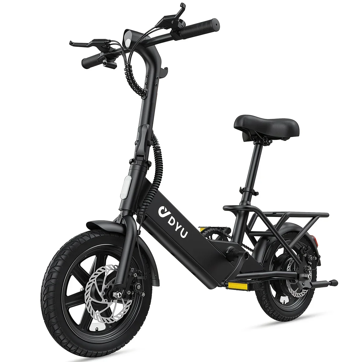 DYU 14" Electric Bike For Adults Teens, Folding Electric Bicycle, Commuter City E-Bike With 350W Peak 500W Motor And 36V
DYU 14" Electric Bike For Adults Teens, Folding Electric Bicycle, Commuter City E-Bike With 350W Peak 500W Motor And 36V