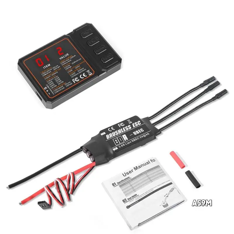 Brushless ESC 2-3S Lipo Support BEC Output With Programming Card For RC Car Boat Aircraft DIY Parts
Brushless ESC 2-3S Lipo Support BEC Output With Programming Card For RC Car Boat Aircraft DIY Parts