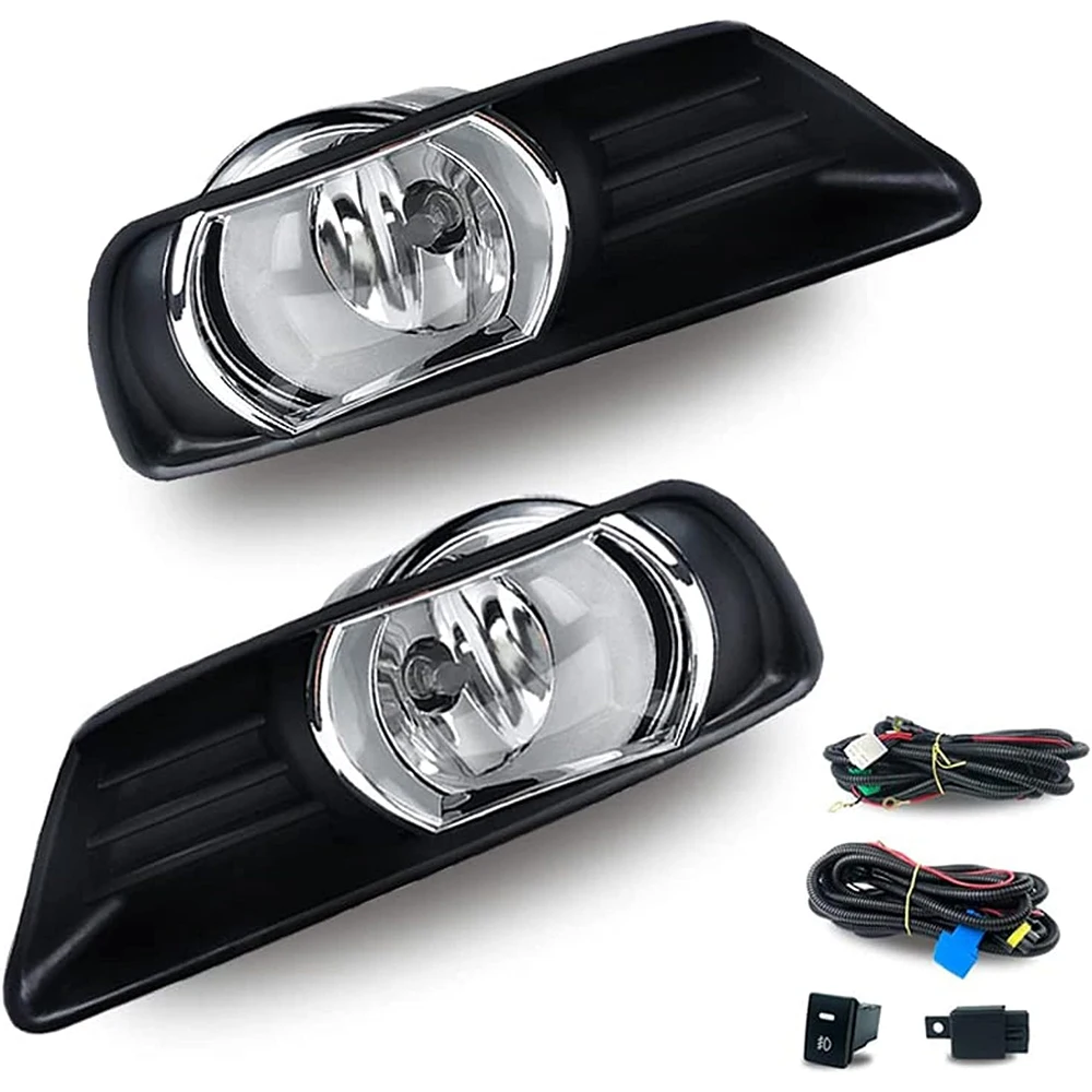 Halogen Fog Lights for Toyota Camry 2007 2008 2009 Front Driving Fog Lamp Assembly Clear Glass Lens with Wiring and Switch Kit
Halogen Fog Lights for Toyota Camry 2007 2008 2009 Front Driving Fog Lamp Assembly Clear Glass Lens with Wiring and Switch Kit