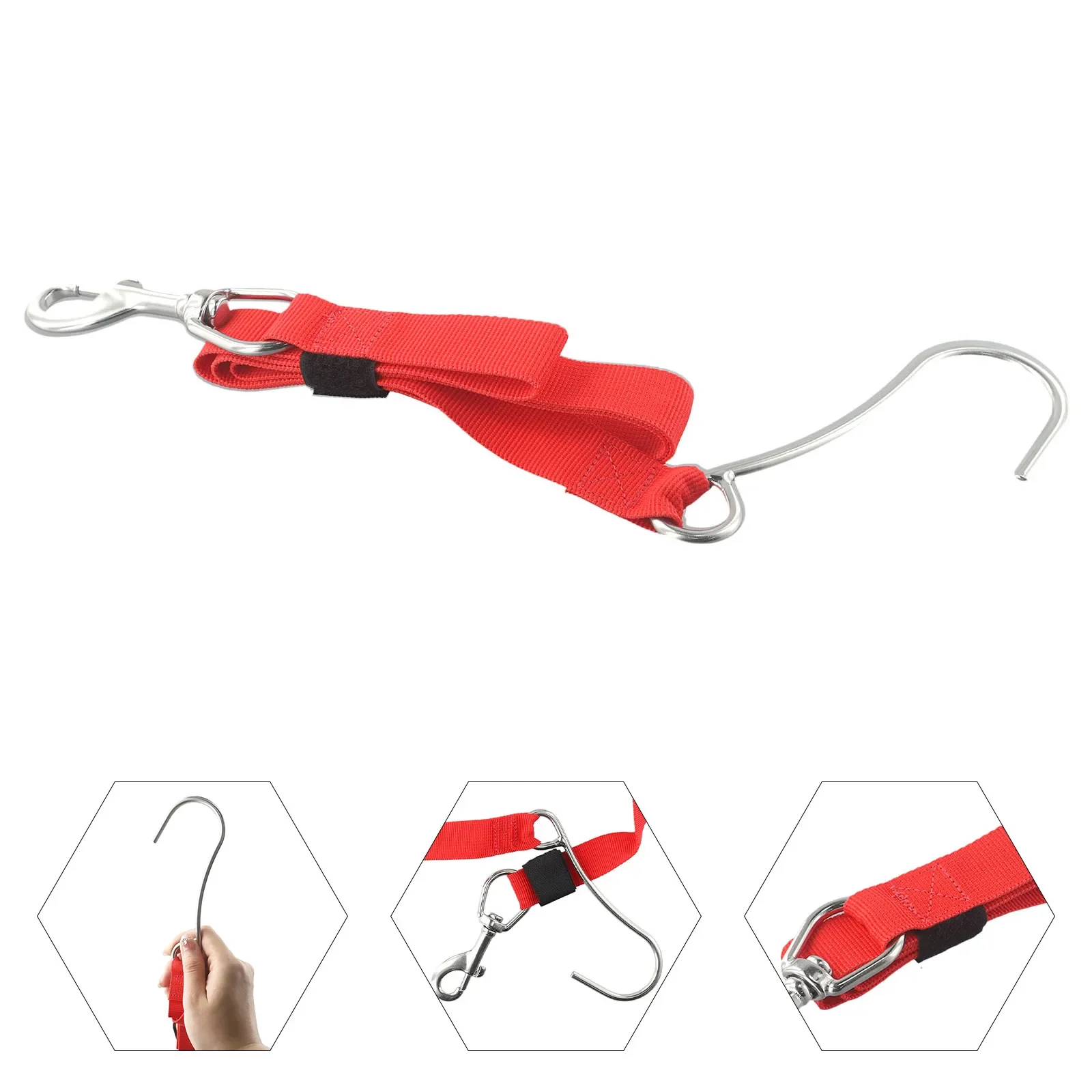 Practical To Use Single Reef Hook Single Reef Hook Ribbon Length 100cm With Webbing Safety Gear Single Reef Hook
Practical To Use Single Reef Hook Single Reef Hook Ribbon Length 100cm With Webbing Safety Gear Single Reef Hook