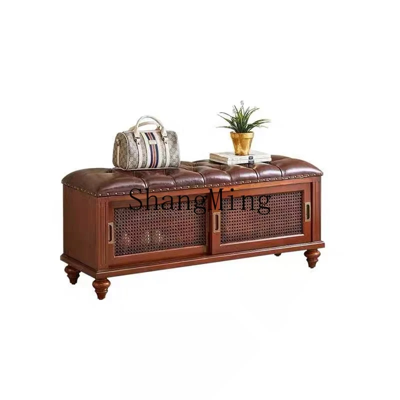 CL solid wood shoe change stool, wear shoes at door of home, change shoes at door, and sit on shoe cabinet stool
CL solid wood shoe change stool, wear shoes at door of home, change shoes at door, and sit on shoe cabinet stool