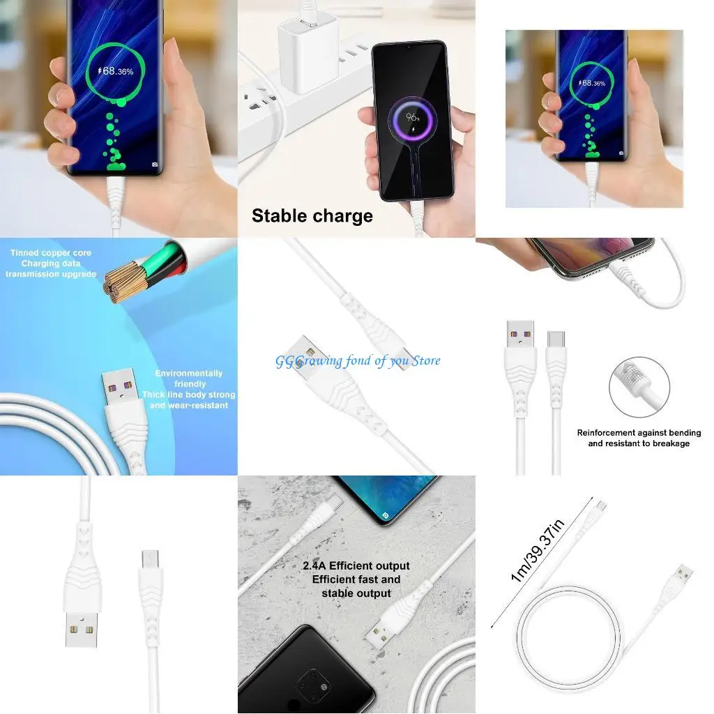 H9EB USB Type C Cable 120W 2.4A Fast Charging USB C Data Cord Cable Super 1M for S22
H9EB USB Type C Cable 120W 2.4A Fast Charging USB C Data Cord Cable Super 1M for S22