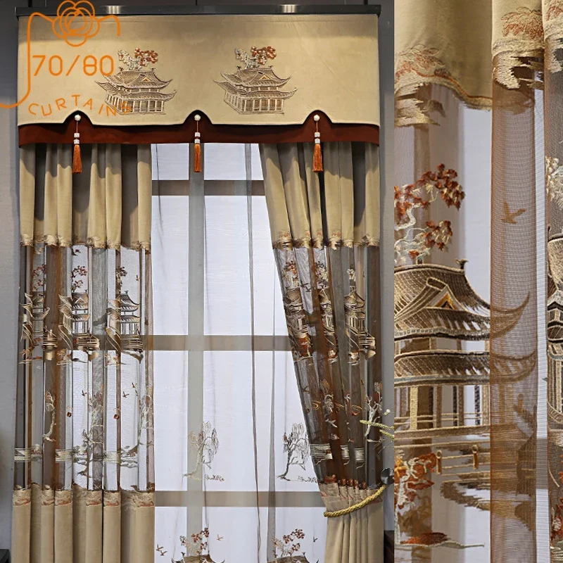 High-end Customized Chinese Hollow Embroidered Curtains for Living Room Study Villa Embroidery Window Screens Curtain
High-end Customized Chinese Hollow Embroidered Curtains for Living Room Study Villa Embroidery Window Screens Curtain