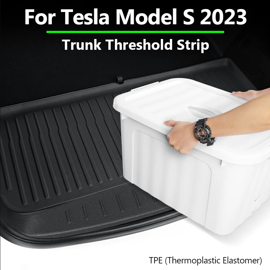 For Tesla Model S Model X 2023 Trunk Threshold Sill Lid Protector Premium TPE Rubber Boot Bumper Guards for Enhanced amagi
For Tesla Model S Model X 2023 Trunk Threshold Sill Lid Protector Premium TPE Rubber Boot Bumper Guards for Enhanced amagi