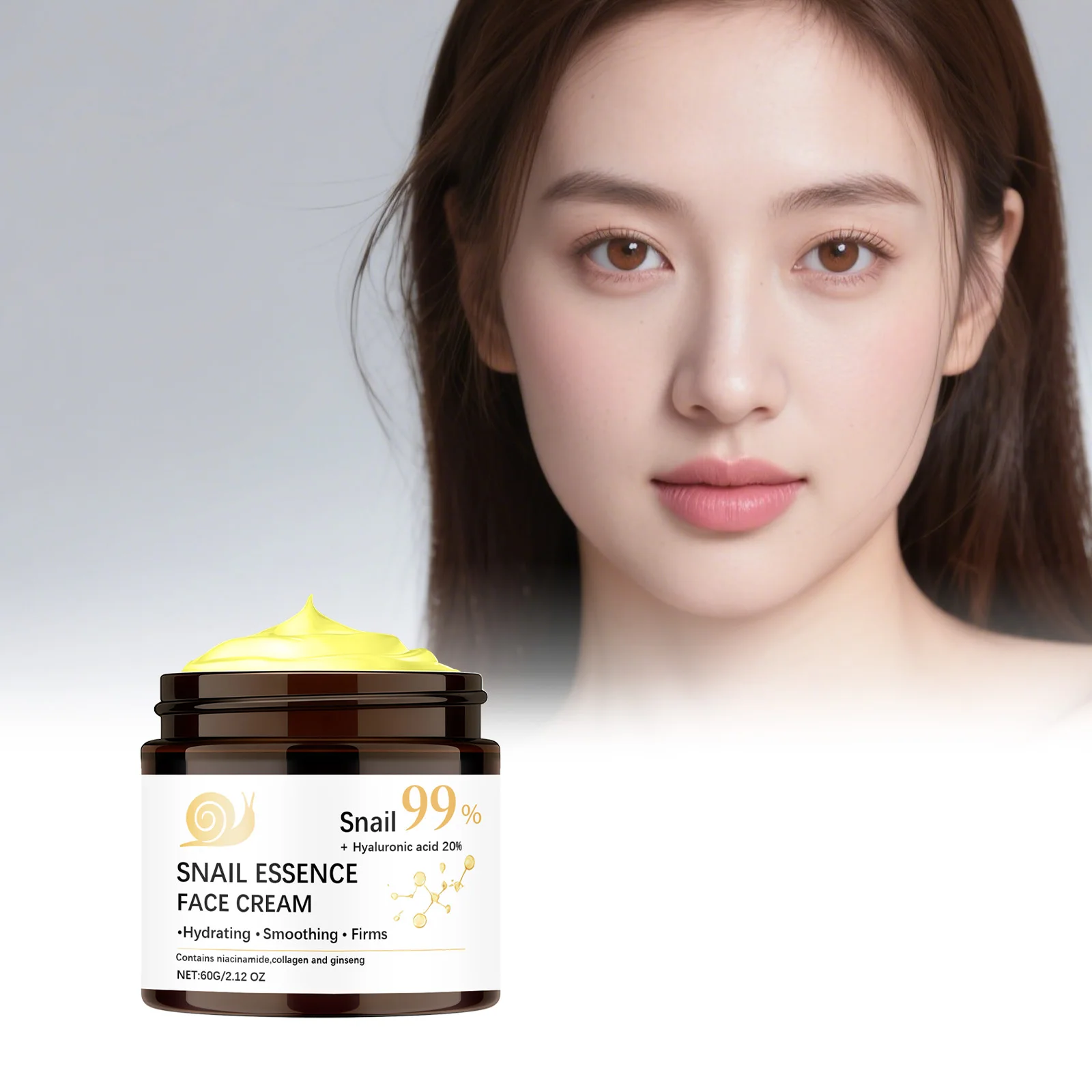 Snail Essence Moisturizer – Gentle, hydrating, softening facial cream
Snail Essence Moisturizer – Gentle, hydrating, softening facial cream