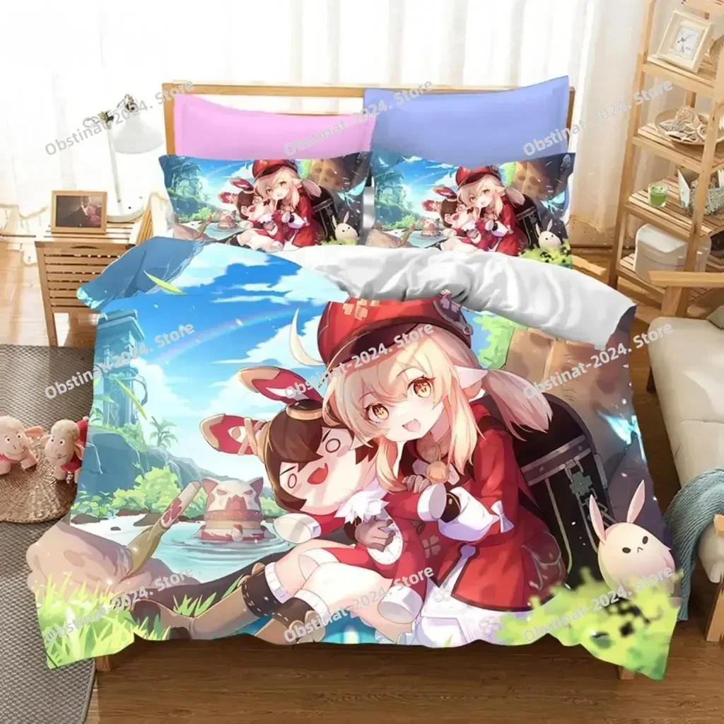 2025 3D Game Genshin Impact Bedding Sets Keqing Xiao Duvet Cover Set Boys Adults Single Full Queen King Size Bed Linen
2025 3D Game Genshin Impact Bedding Sets Keqing Xiao Duvet Cover Set Boys Adults Single Full Queen King Size Bed Linen