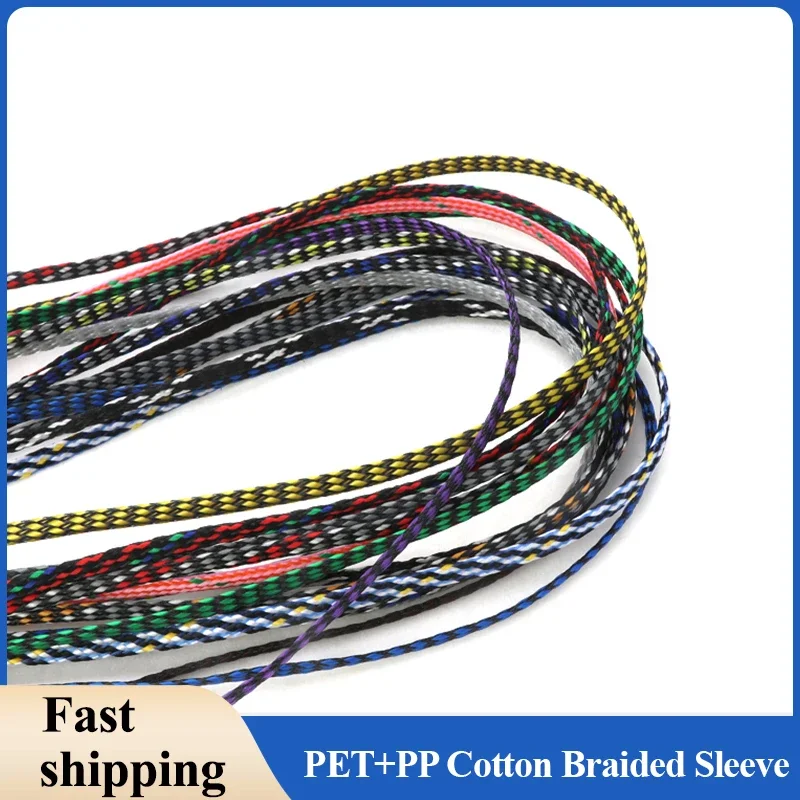 1/5/20/50M Expanded Braid Sleeve 4 8 12mm PP Cotton PET Yarn Soft Wire Wrap Insulated Cable Protection Line Harness Cable Sheath
1/5/20/50M Expanded Braid Sleeve 4 8 12mm PP Cotton PET Yarn Soft Wire Wrap Insulated Cable Protection Line Harness Cable Sheath