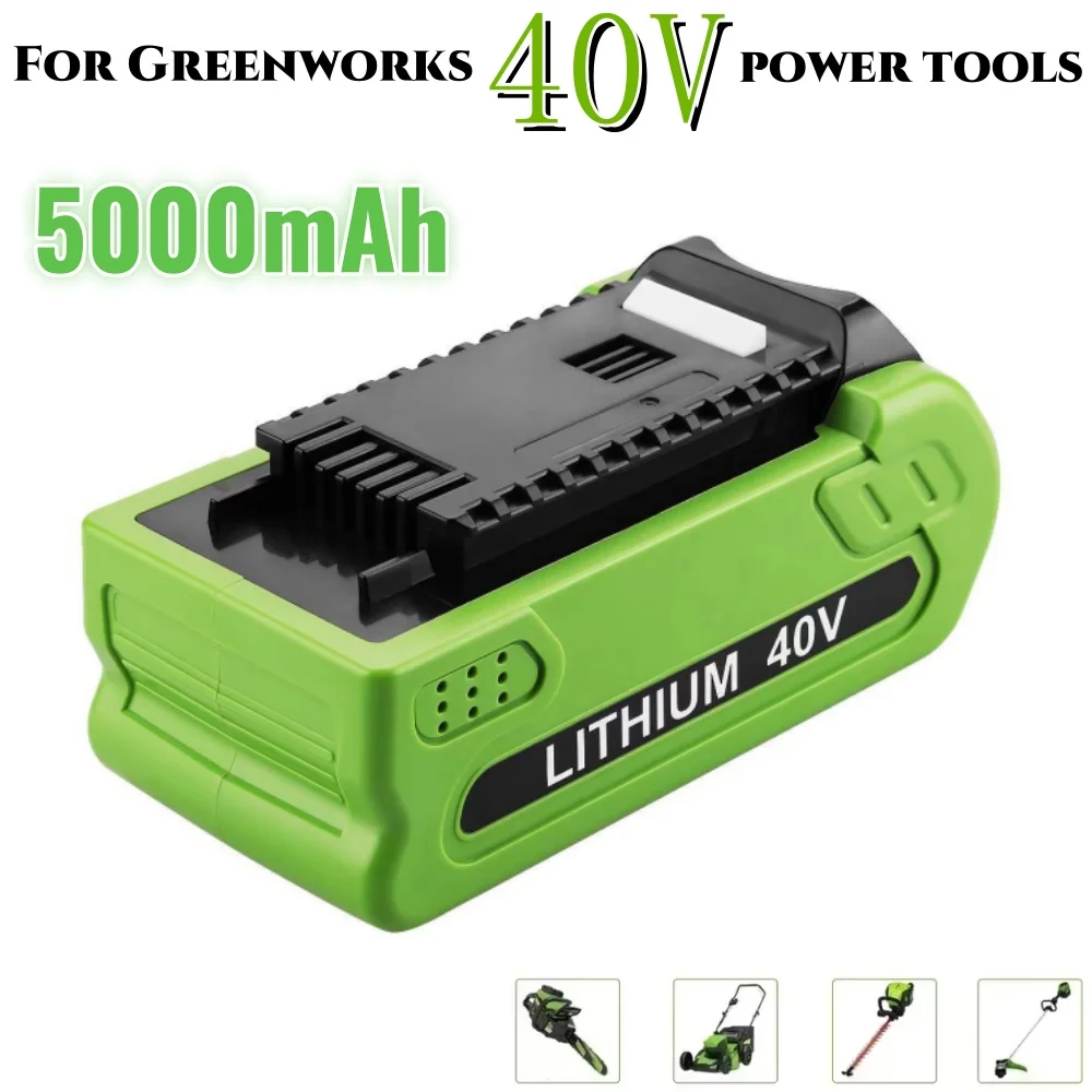 GreenWorks 40 В G-MAX 29252 20202 22262 27062 21242 Замена электроинструментов 40 В 5000 мАч Литий-ионный аккумулятор 29472
GreenWorks 40 В G-MAX 29252 20202 22262 27062 21242 Замена электроинструментов 40 В 5000 мАч Литий-ионный аккумулятор 29472