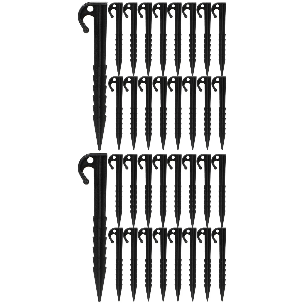 2 Pieces Tent Stakes Windproof Nail Camping Tents for Outdoor Decorations Canopy Black
2 Pieces Tent Stakes Windproof Nail Camping Tents for Outdoor Decorations Canopy Black