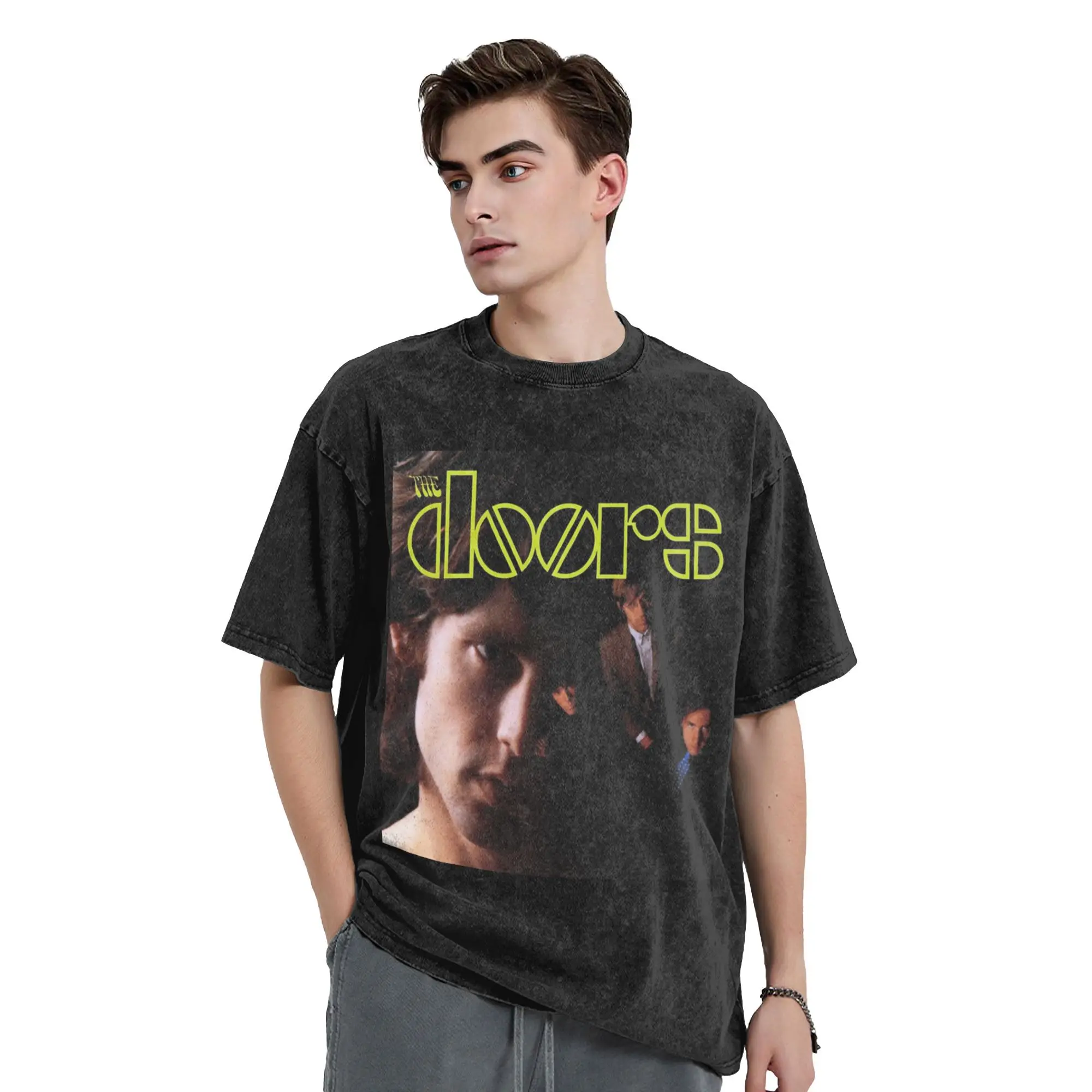 Футболка The Doors Jim Morrisons в стиле хип-хоп, мытые футболки из 100% хлопка, винтажные футболки для мужчин и женщин с графическим рисунком, футболки
Футболка The Doors Jim Morrisons в стиле хип-хоп, мытые футболки из 100% хлопка, винтажные футболки для мужчин и женщин с графическим рисунком, футболки