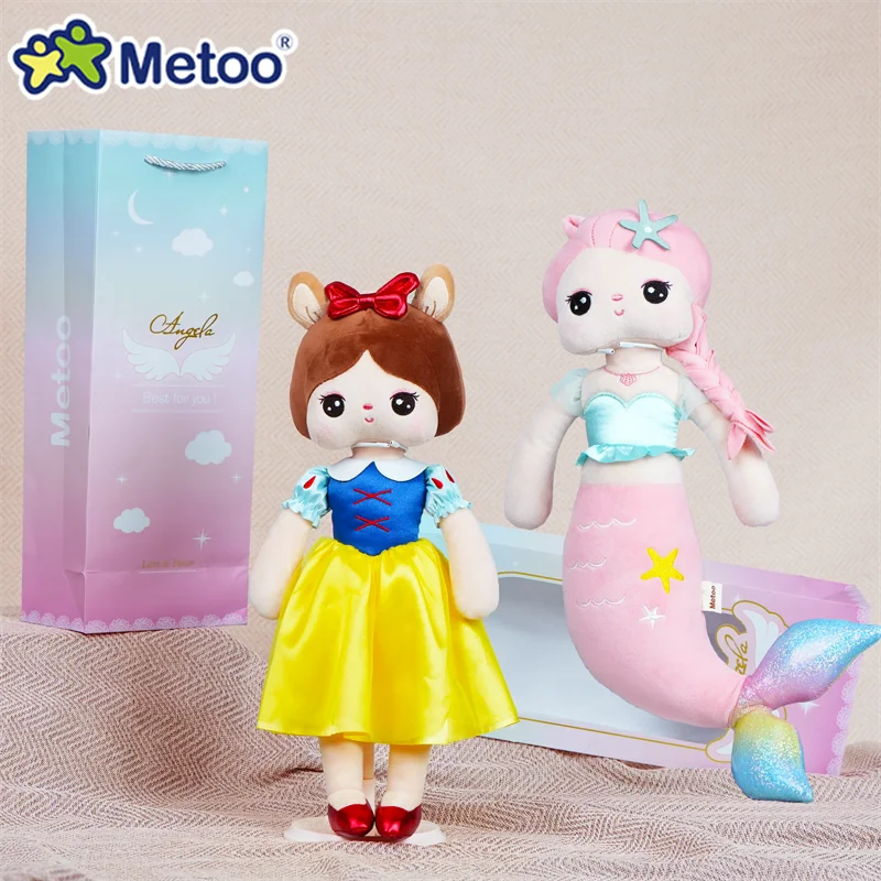Original Metoo Angela Plush Doll Mermaid Snow White Cute Princess For LOVELOCKBEAR Customized Kid Soft Toys Baby Birthday Gift
Original Metoo Angela Plush Doll Mermaid Snow White Cute Princess For LOVELOCKBEAR Customized Kid Soft Toys Baby Birthday Gift