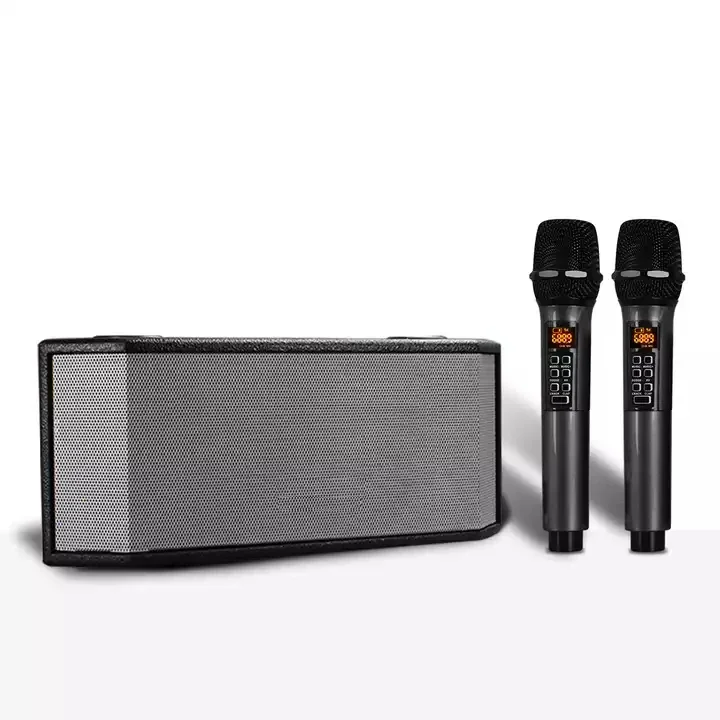 Portable Active Karaoke Speaker With Wireless Microphone BT Connecting For Phone Use DSP Function UHF Wireless Microphone
Portable Active Karaoke Speaker With Wireless Microphone BT Connecting For Phone Use DSP Function UHF Wireless Microphone