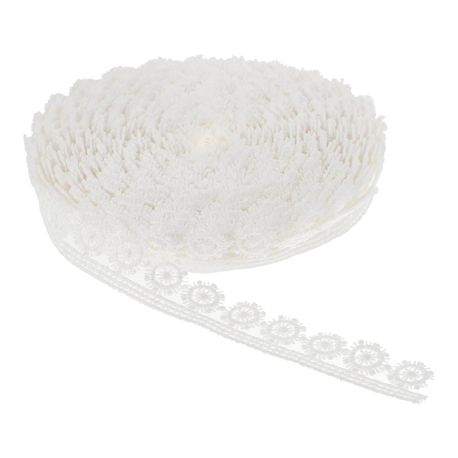 Lace Trim Ribbon White Crochet Embroidery Fabric Decorative Lace Ribbon DIY Material Fine Texture Versatile Accessories
Lace Trim Ribbon White Crochet Embroidery Fabric Decorative Lace Ribbon DIY Material Fine Texture Versatile Accessories