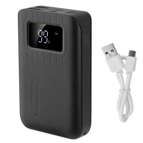 Портативный внешний аккумулятор (Power Bank) с двумя USB-портами
Портативный внешний аккумулятор (Power Bank) с двумя USB-портами