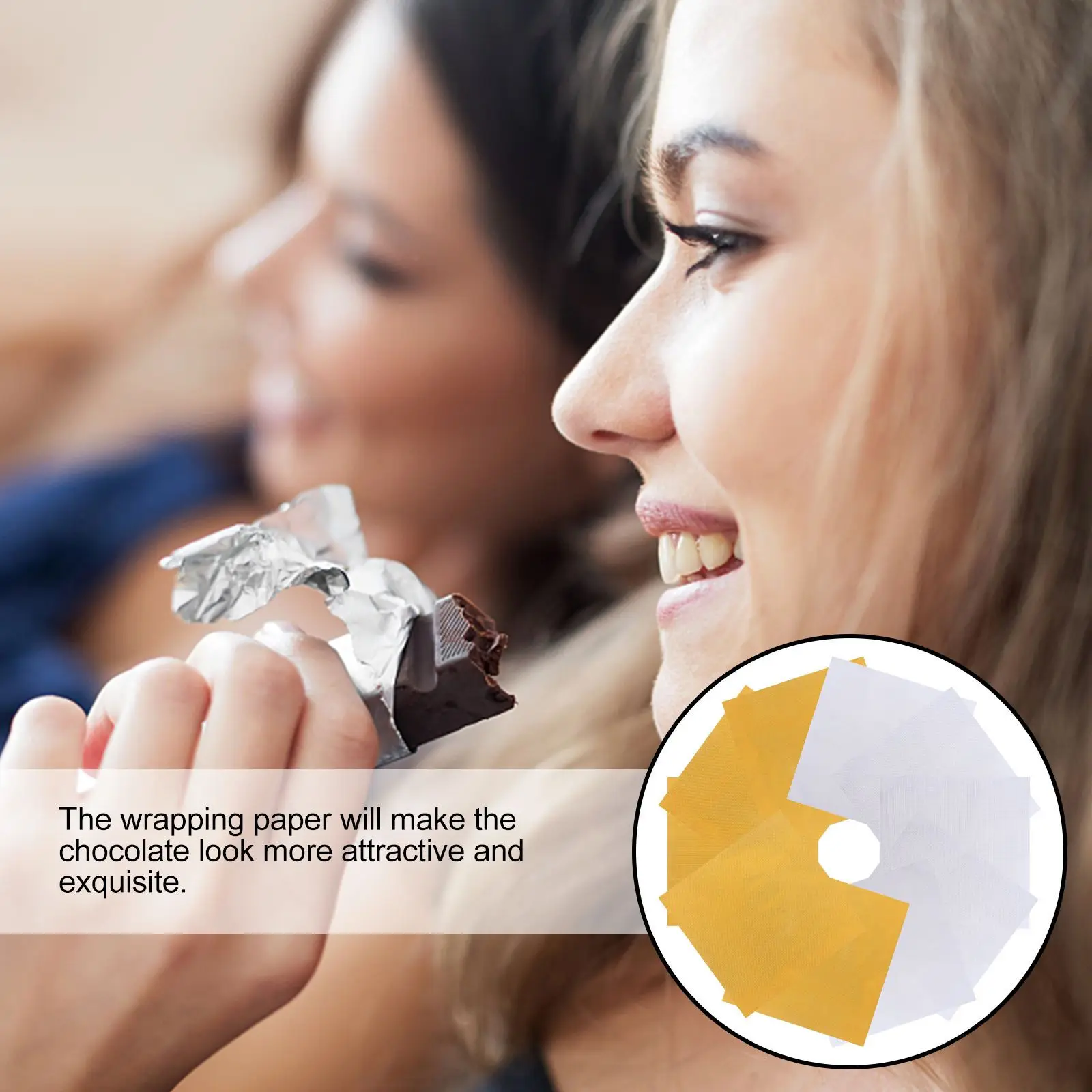 200Pcs Aluminum Foil Wrapping Paper for Chocolate and Candy Premium Food Safe Material Shiny Decorative Packaging Papers DIY
200Pcs Aluminum Foil Wrapping Paper for Chocolate and Candy Premium Food Safe Material Shiny Decorative Packaging Papers DIY